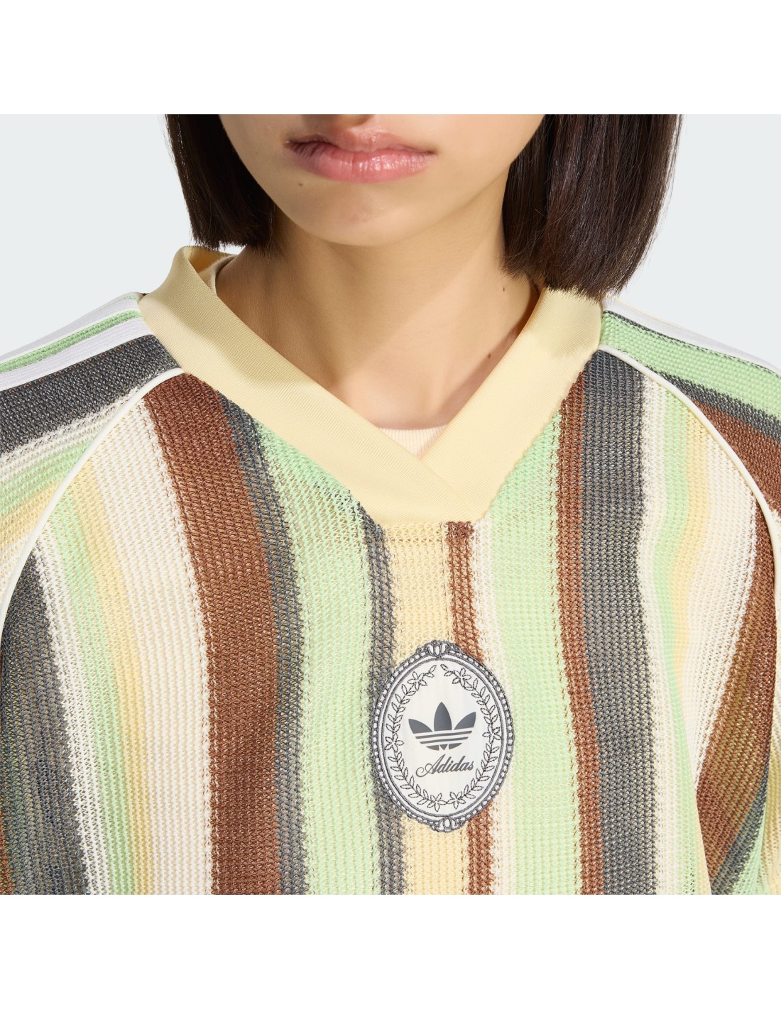 Adidas Originals Summer Glow Knitted Oversized Jersey Easy Yellow KY3162 MBS