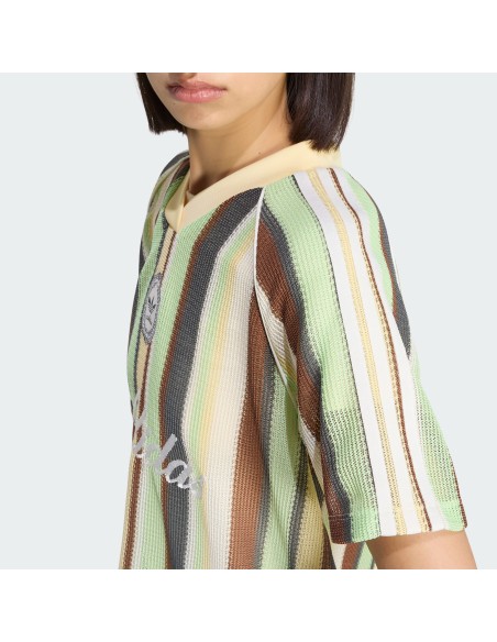 Adidas Originals Summer Glow Knitted Oversized Jersey Easy Yellow KY3162 MBS
