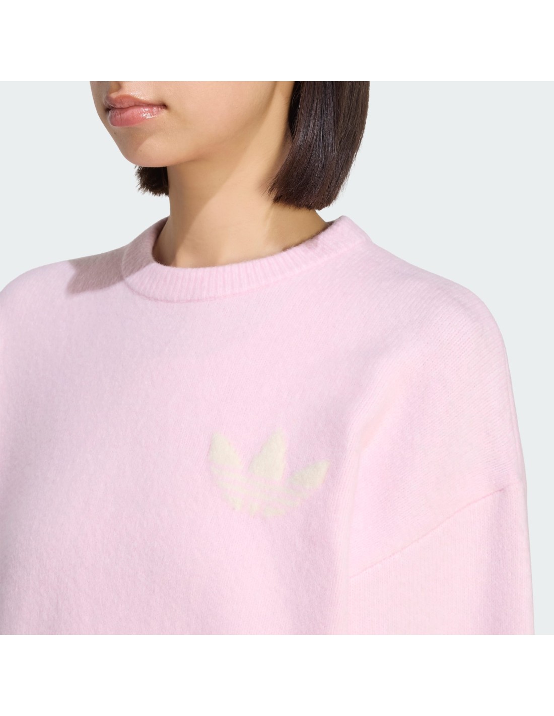 adidas Originals Athletic Dept Knitted Sweatshirt Pink LD4474 MBS