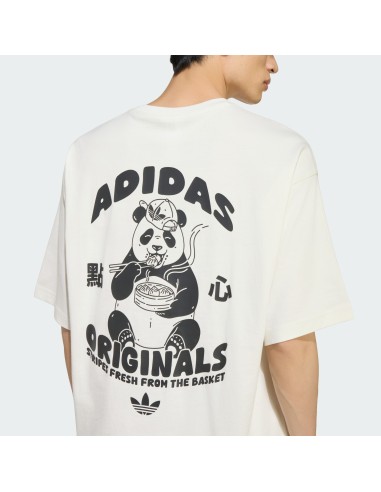 Adidas Chopsticks Panda Core White TShirt LE1884 MBS