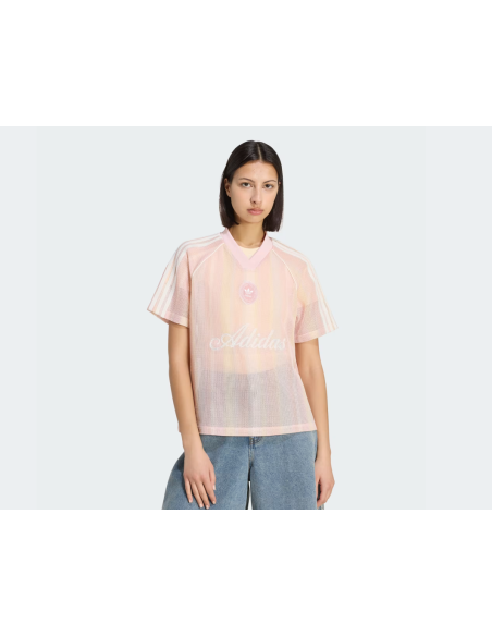 Adidas Originals Summer Glow Knitted Oversized Jersey Pink KY3161 MBS