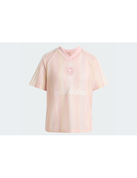 Adidas Originals Summer Glow Knitted Oversized Jersey Pink KY3161 MBS