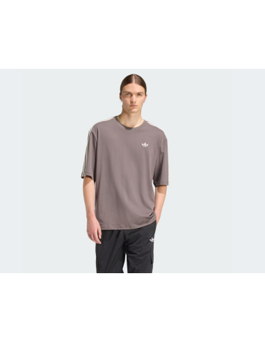 Adidas Adicolor 3Stripes Oversized TShirt Charcoal KE1591 MBS