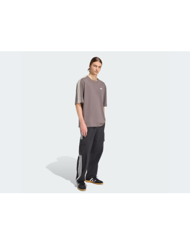 Adidas Adicolor 3Stripes Oversized TShirt Charcoal KE1591 MBS