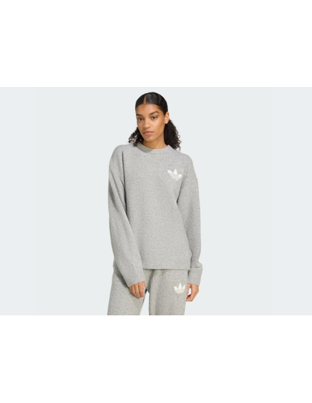 adidas Originals Athletic Dept Knitted Sweatshirt Grey KF2341 MBS