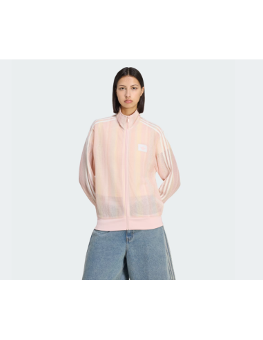 Adidas Originals Summer Glow Knitted Firebird Track Top Pink KY2031 MBS