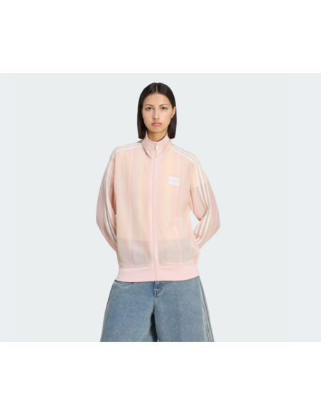 Adidas Originals Summer Glow Knitted Firebird Track Top Pink KY2031 MBS