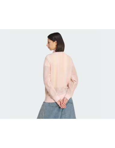 Adidas Originals Summer Glow Knitted Firebird Track Top Pink KY2031 MBS