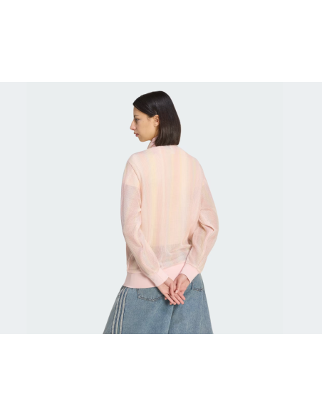 Adidas Originals Summer Glow Knitted Firebird Track Top Pink KY2031 MBS