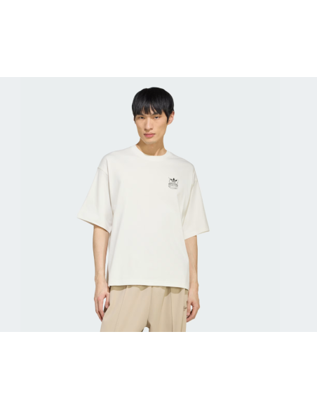 Adidas Chopsticks Panda Core White TShirt LE1884 MBS