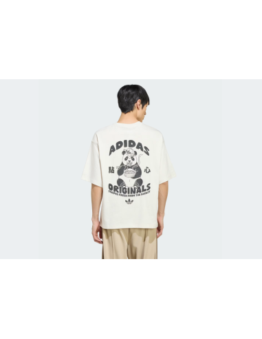 Adidas Chopsticks Panda Core White TShirt LE1884 MBS