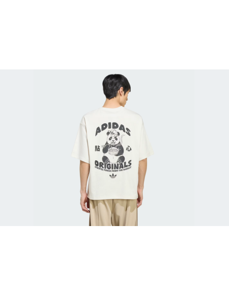 Adidas Chopsticks Panda Core White TShirt LE1884 MBS