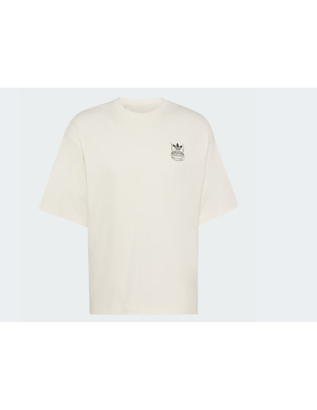 Adidas Chopsticks Panda Core White TShirt LE1884 MBS