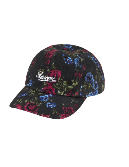 Supreme Floral Flannel 6Panel 'Black' SS26H112BLACK MBS