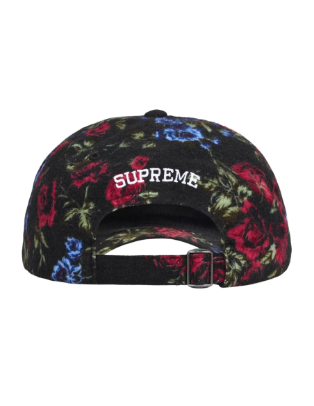 Supreme Floral Flannel 6Panel 'Black' SS26H112BLACK MBS