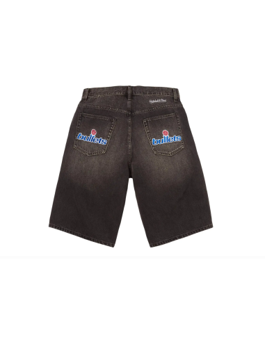 Supreme x Mitchell Ness Washington Bullets Baggy Denim Short 'Washed SS26SH40WASHEDBLACK MBS