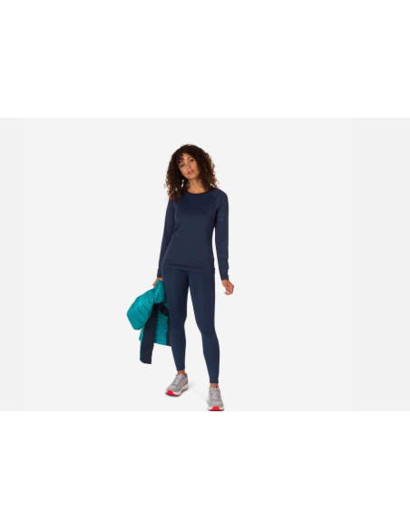 ROSSIGNOL W Skpr Ls Tee Navy Blue Thermal Tshirt