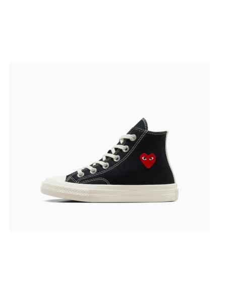 Converse Chuck Taylor All Star 70 Hi Comme des Garcons PLAY Single Heart Black A08801C MBS