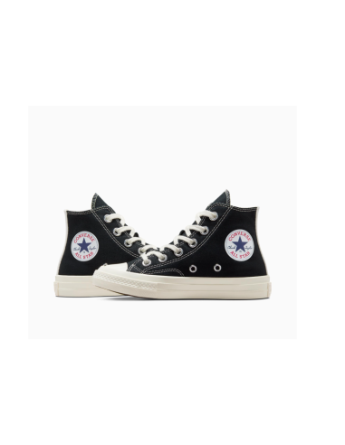 Converse Chuck Taylor All Star 70 Hi Comme des Garcons PLAY Single Heart Black A08801C MBS