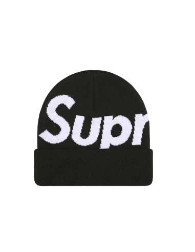 Supreme Big Logo Beanie FW25 Black FW25BLOGOBEANIEBLACK MBS