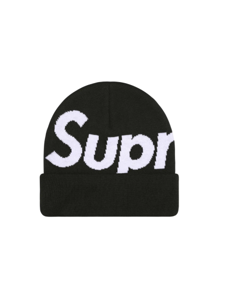 Supreme Big Logo Beanie FW25 Black FW25BLOGOBEANIEBLACK MBS