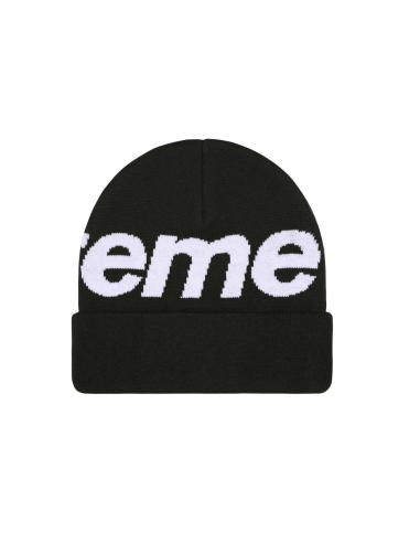 Supreme Big Logo Beanie FW25 Black FW25BLOGOBEANIEBLACK MBS